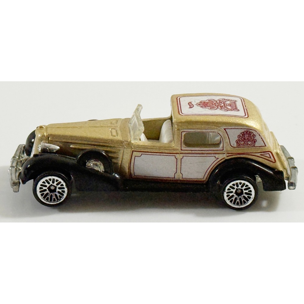 Hot Wheels 1935 Cadillac Kids 1:64 Gold Black Vintage Diecast Car